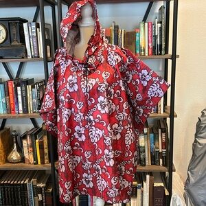 Rain Poncho Hawaiian Style